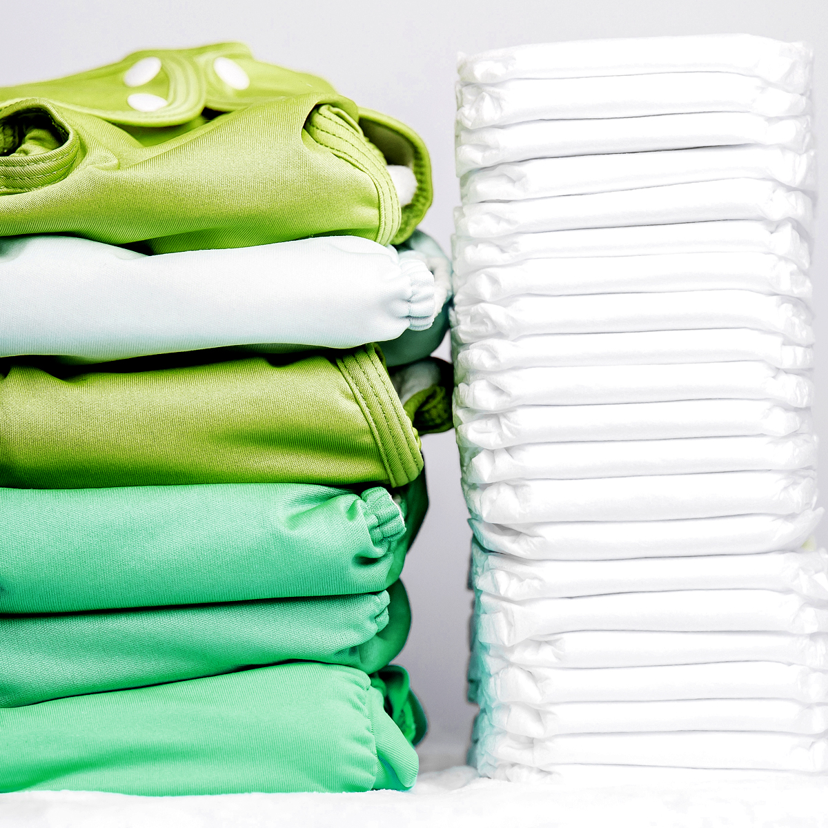 Reusable and disposable nappies